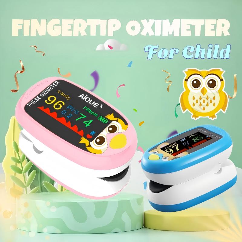 Do Oxygen Meter - AiQUE 子供用指先パルスオキシメーター ベビー充電式医療用血中酸素飽和度計 小児用オキシメトロ SPO2