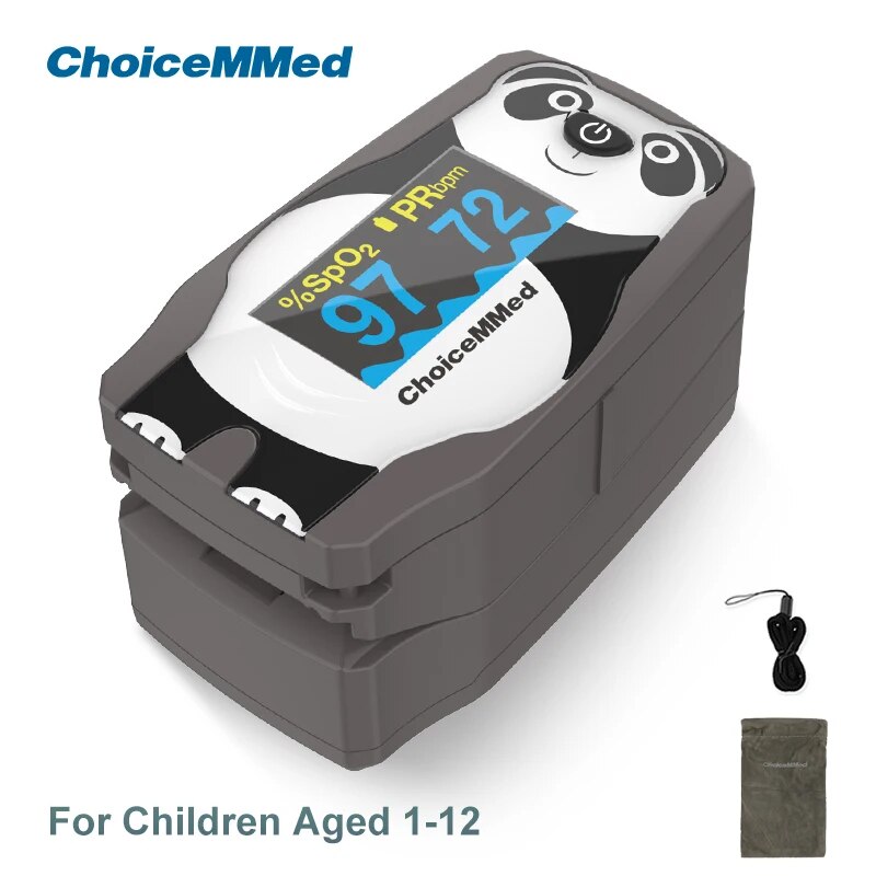 Do Oxygen Meter - アクセサリー付きフィンガーパルスオキシメータ,血中酸素飽和度計,心拍数モニター,子供向け