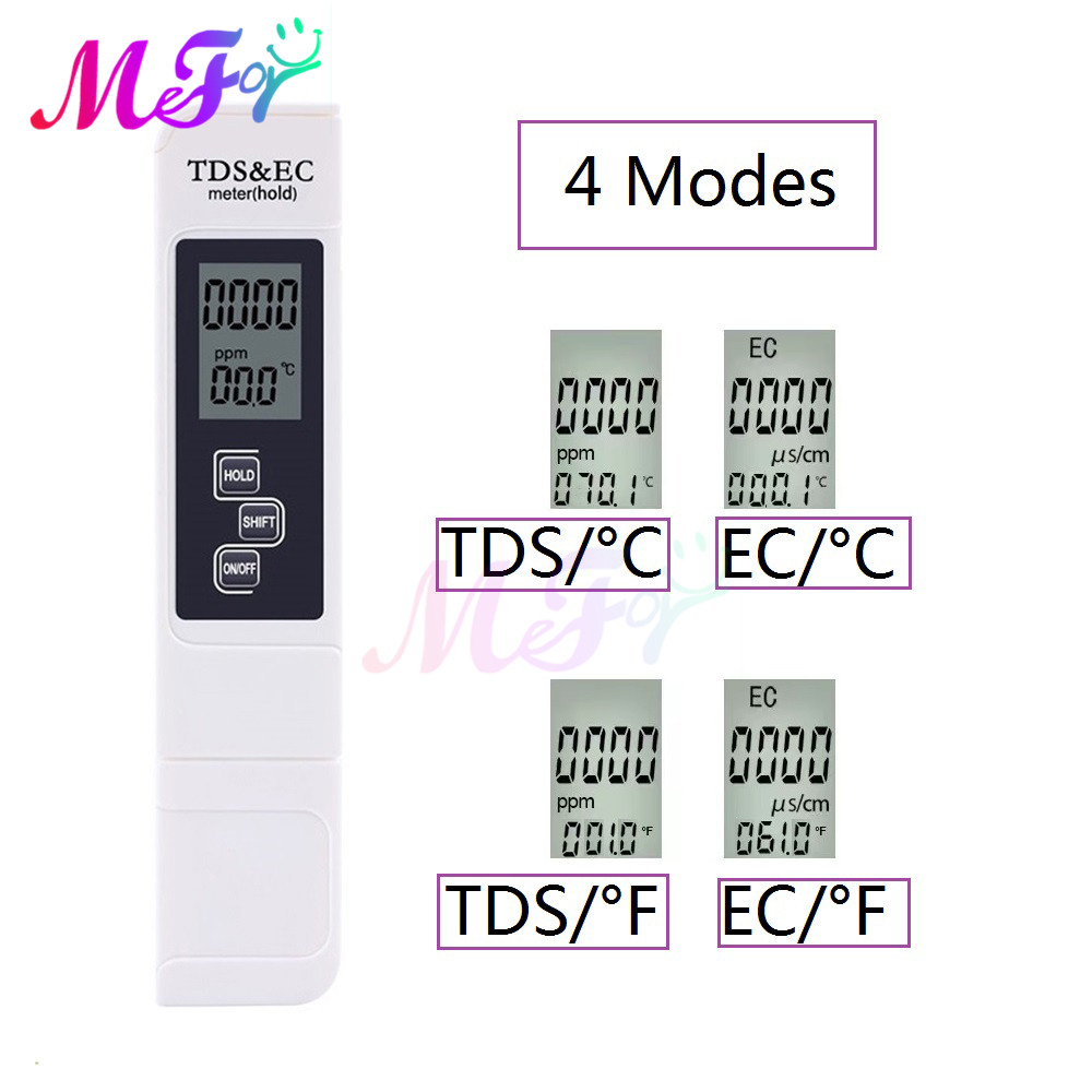 Ec Meter Digital - トリプルTDS EC計 温度テスター デジタル水質純度測定器 TEMP PPMテスタ