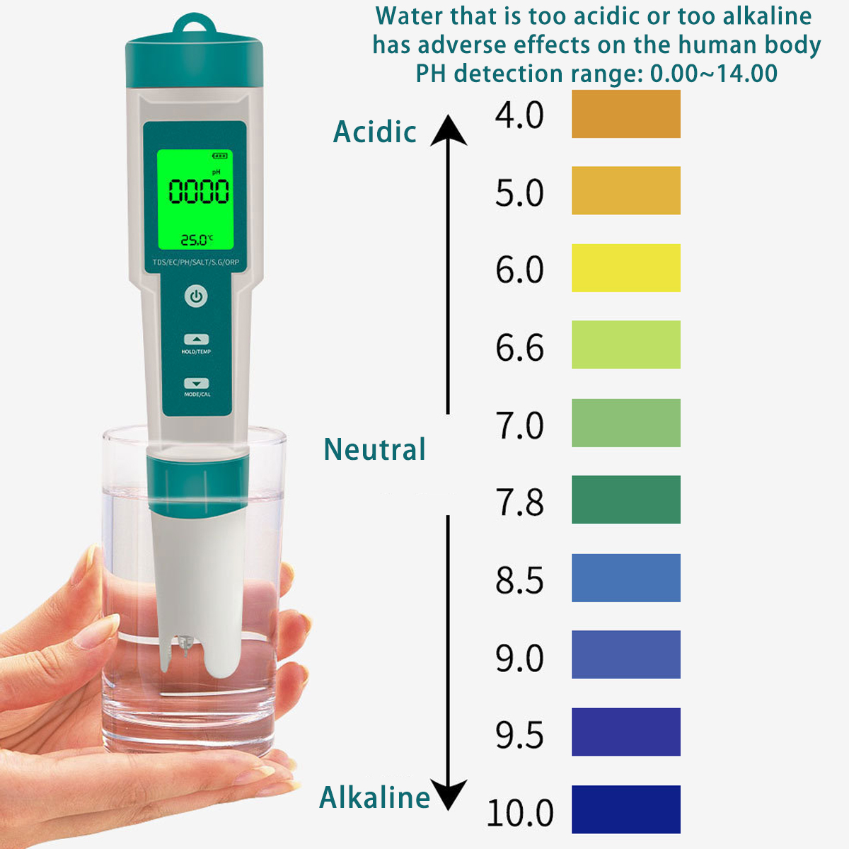 高精度デジタル水質計,高精度,液滴,ml,吸引,ec,tem - Ec Meter Digital のレビューと価格