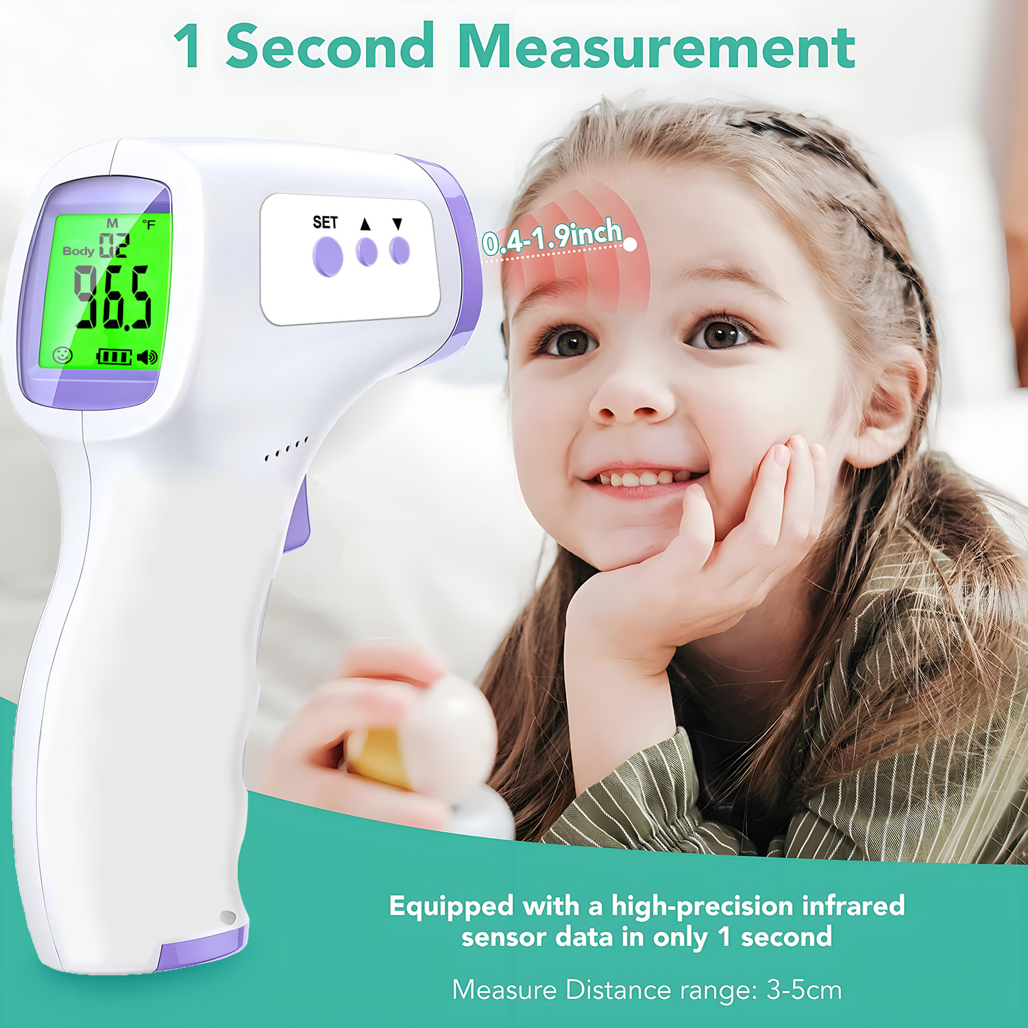 非接触デジタル赤外線額温度計または指先パルスオキシメーター酸 - Do Oxygen Meter のレビューと価格