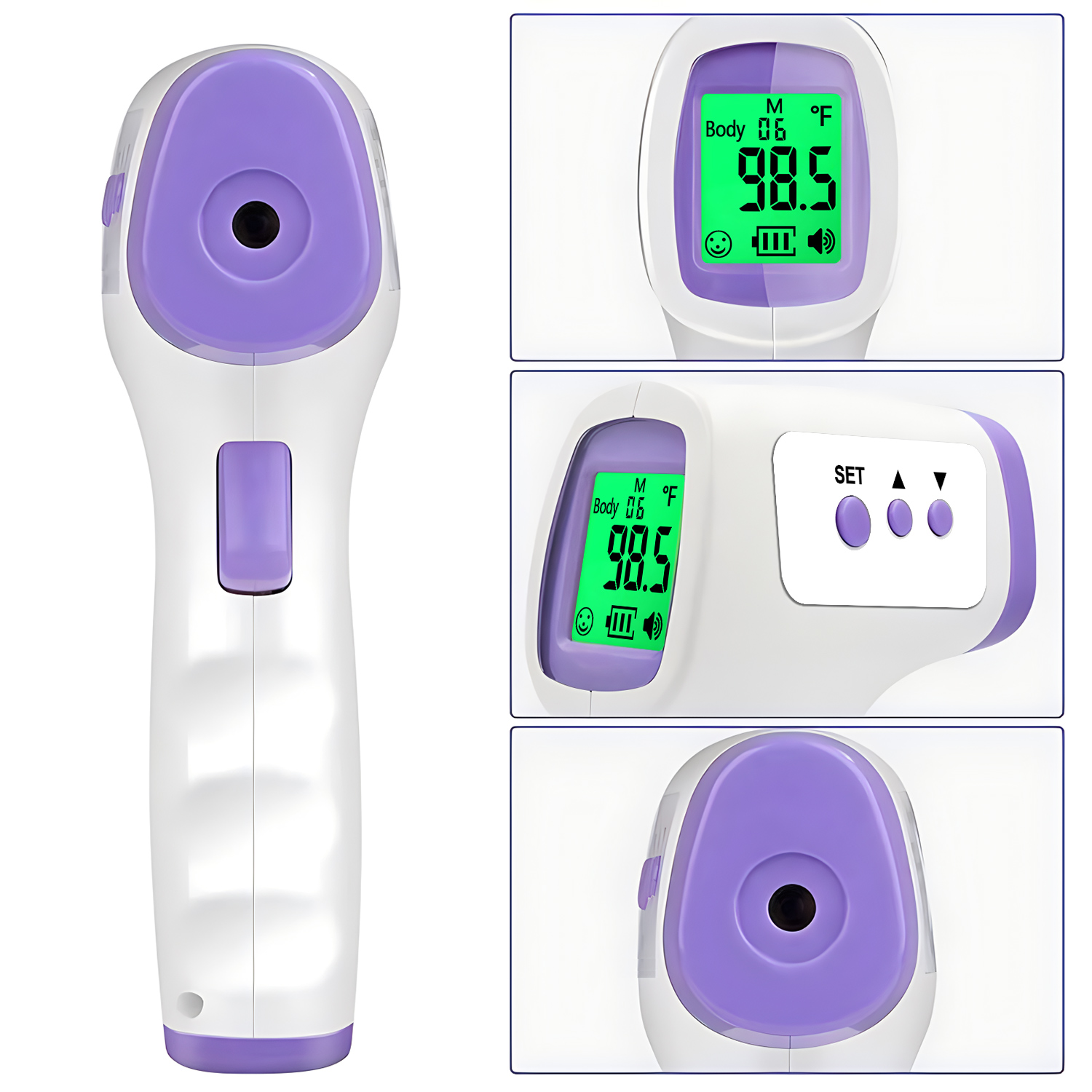 非接触デジタル赤外線額温度計または指先パルスオキシメーター酸 - Do Oxygen Meter のレビューと価格