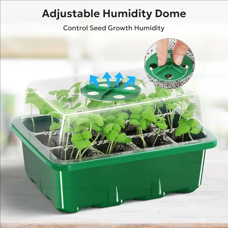 10個/5個入り 苗床トレイ 種子スターターキット ミニプロ - Dome Propagation Kit のレビューと価格
