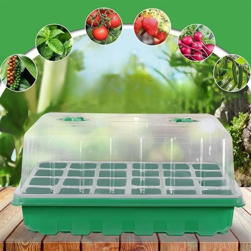 1/5ピース苗トレイキット - 24セル温室スターター（湿度 - Dome Propagation Kit のレビューと価格