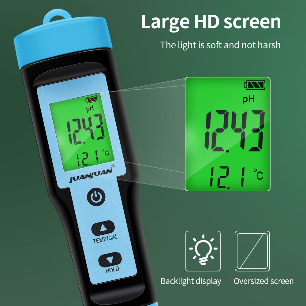 デジタル食品pH計,高品質の肉測定器,チーズ,牛乳,土壌,水 - Ec Meter Digital のレビューと価格