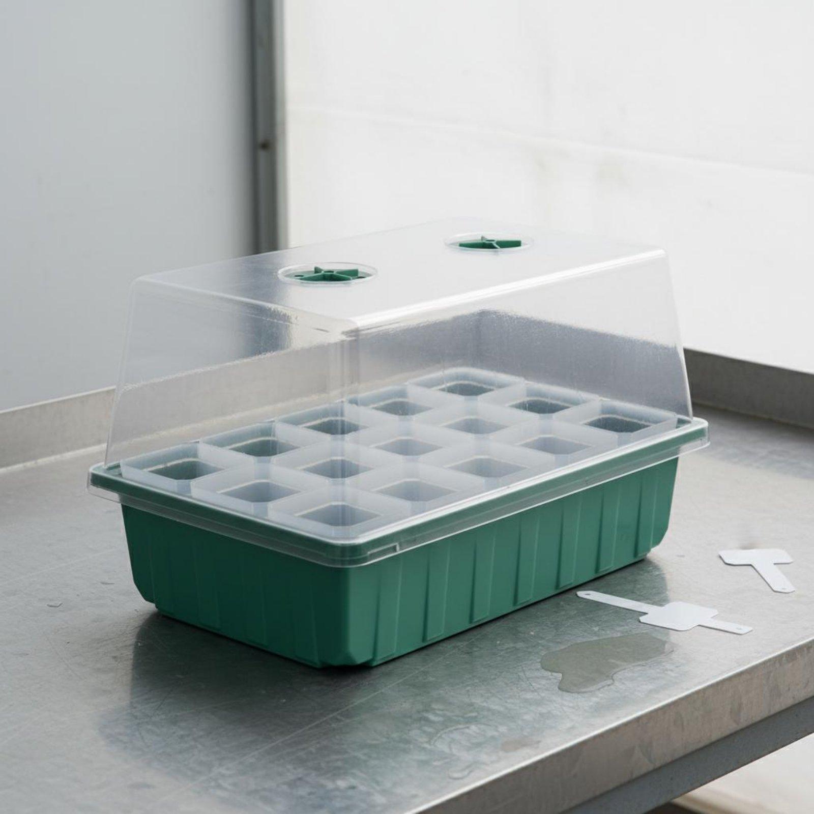 ミニ温室繁殖ボックス 厚手プラスチック製湿度ドーム スタータ - Dome Propagation Kit のレビューと価格