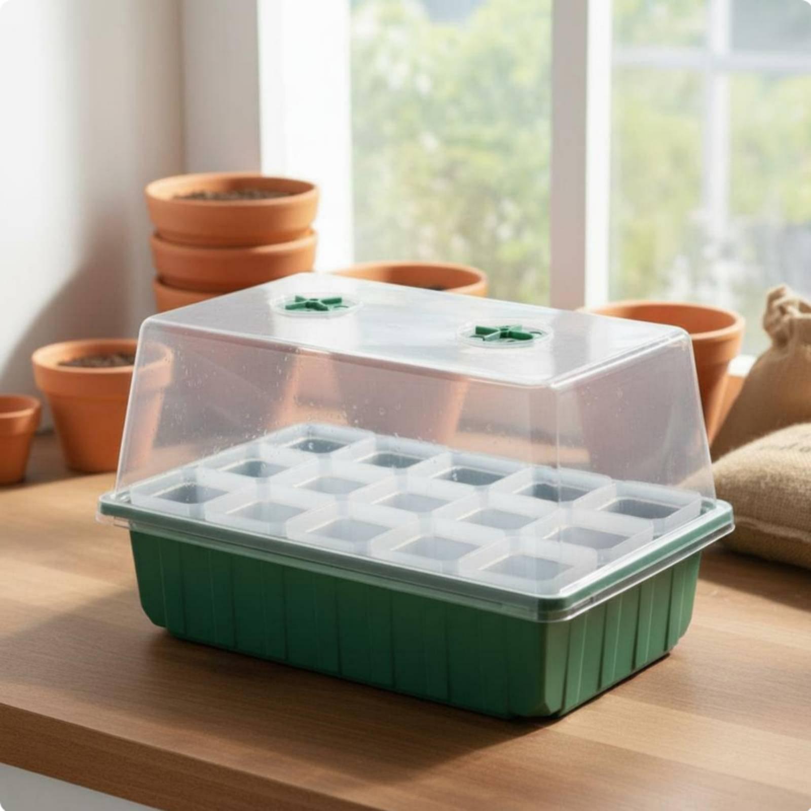 ミニ温室繁殖ボックス 厚手プラスチック製湿度ドーム スタータ - Dome Propagation Kit のレビューと価格