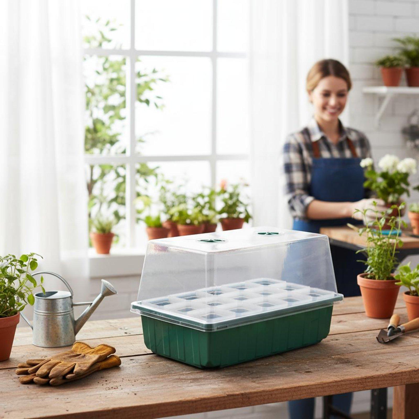ミニ温室繁殖ボックス 厚手プラスチック製湿度ドーム スタータ - Dome Propagation Kit のレビューと価格
