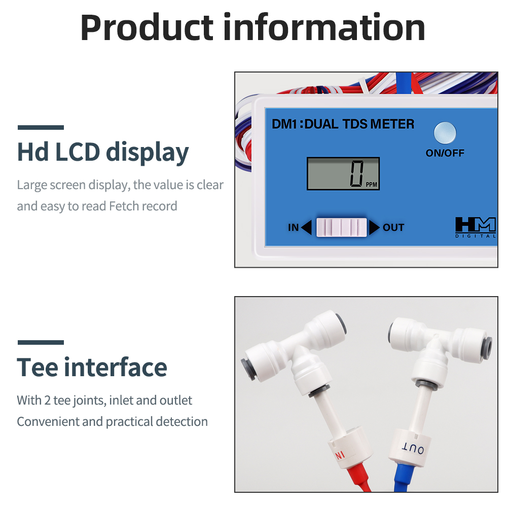 デジタル水質テスター デュアルプローブ オンライン TDS  - Ec Meter Digital のレビューと価格