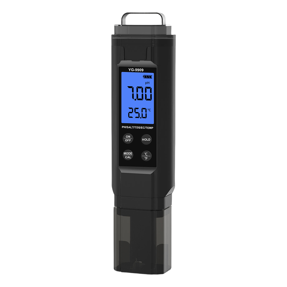 5-in-1デジタル水質テスターペン、塩分・pH・温度・EC - Ec Meter Digital のレビューと価格